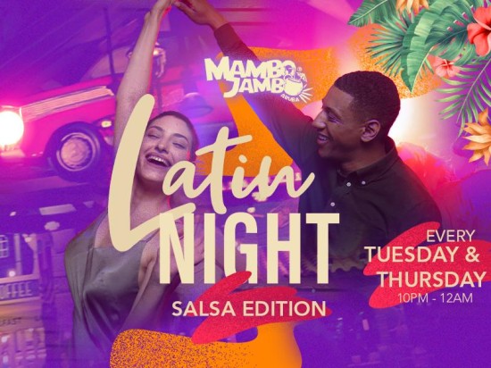 Latin Night at Mambo Jambo with Live Music by Abelardo